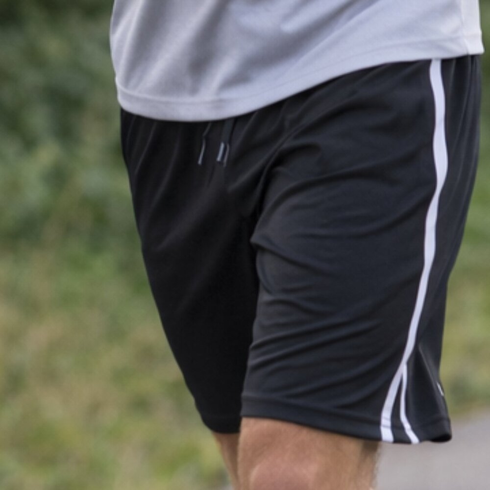 Game Time Active Rapid Dry Tech Black Shorts LG 35-38 waist NWT